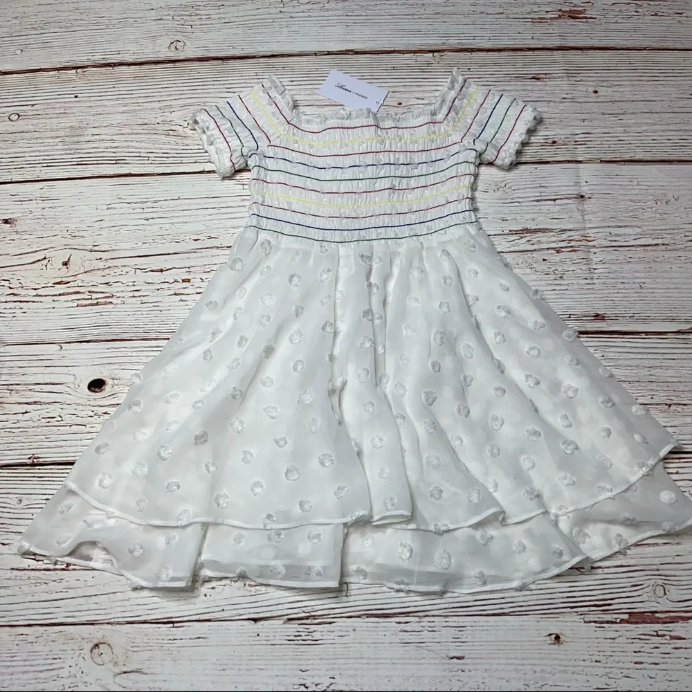 NWT Lovers + Friends Off The Shoulder Babydoll Mini Dress in White Sz S - Picture 4 of 16